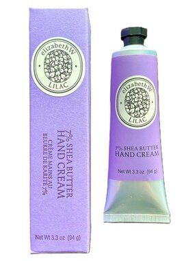 elizabethW Lilac Hand Cream 7% shea butter
